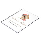 Welcome Zuhause Realtor Personalisiert Notizblock (Linke Seite)