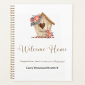 Welcome Zuhause Realtor Personalisiert Planer (Vorderseite)