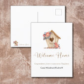 Welcome Zuhause Realtor Personalisiert Postkarte