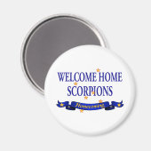 Welcome Zuhause Scorpions Magnet (Vorderseite/Rückseite)