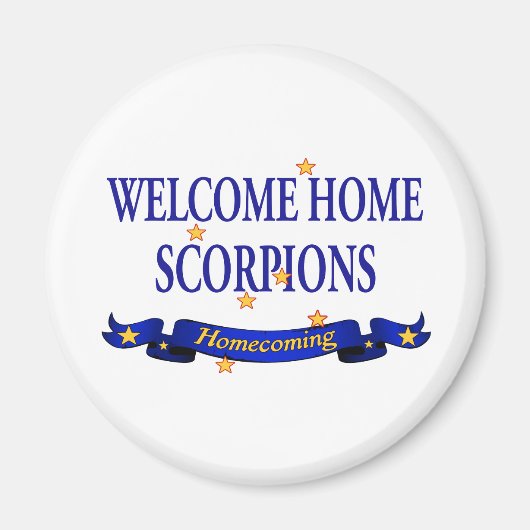 Welcome Zuhause Scorpions Magnet (Vorne)