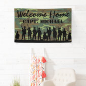 Welcome Zuhause Soldier | Militärische Schikane Banner (Insitu)