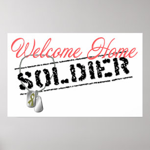 Welcome Zuhause Soldier Poster