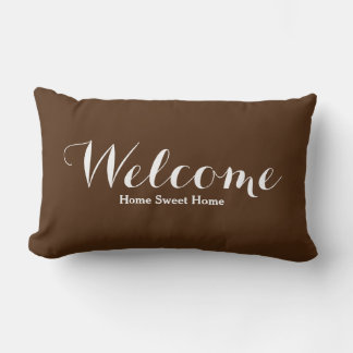 Welcome Zuhause Sweet Zuhause Decorative Kissen