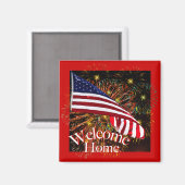 Welcome Zuhause Troops Magnet (Vorderseite/Rückseite)