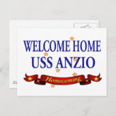 Welcome Zuhause USS Anzio Postkarte (Vorne/Hinten)