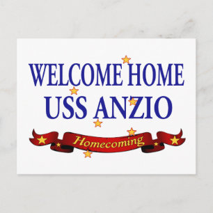 Welcome Zuhause USS Anzio Postkarte