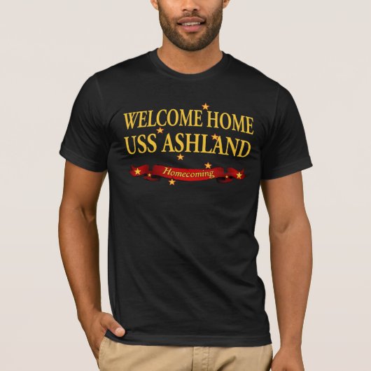 Welcome Zuhause USS Ashaland T-Shirt (Vorderseite)