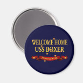 Welcome Zuhause USS Boxer Magnet (Vorderseite/Rückseite)