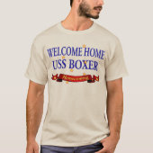 Welcome Zuhause USS Boxer T-Shirt (Vorderseite)