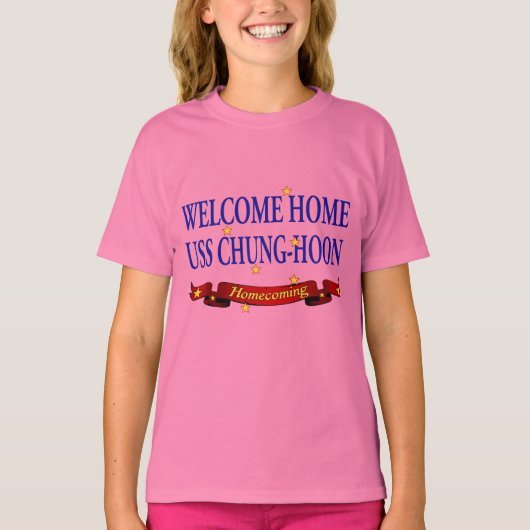 Welcome Zuhause USS Chung-Hoon T-Shirt (Vorderseite)