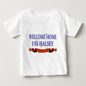 Welcome Zuhause USS Halsey Baby T-shirt (Vorderseite)