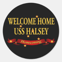 Welcome Zuhause USS Halsey