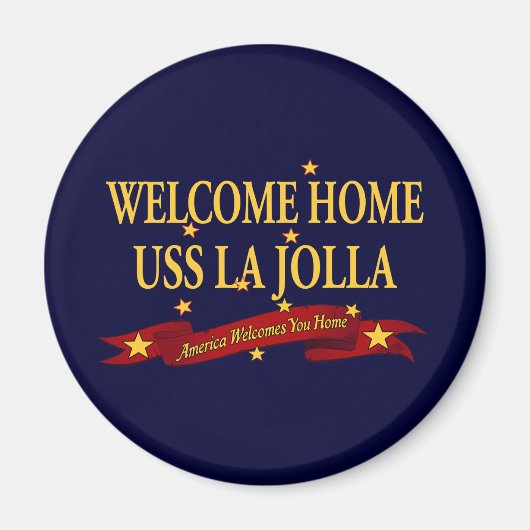 Welcome Zuhause USS La Jolla Magnet (Vorne)