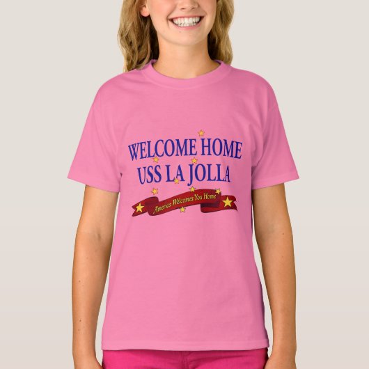 Welcome Zuhause USS La Jolla T-Shirt (Vorderseite)