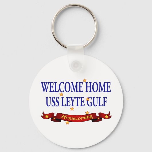 Welcome Zuhause USS Leyte Gulf Schlüsselanhänger (Vorderseite)