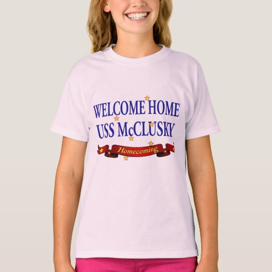Welcome Zuhause USS McClusky T-Shirt (Vorderseite)