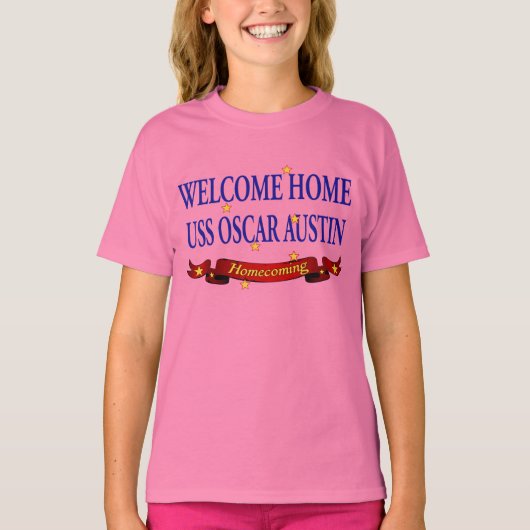 Welcome Zuhause USS Oscar Martin T-Shirt (Vorderseite)