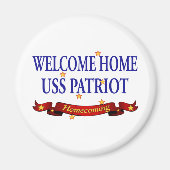 Welcome Zuhause USS Patriot Magnet (Vorne)