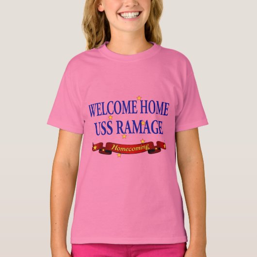 Welcome Zuhause USS Ramage T-Shirt (Vorderseite)