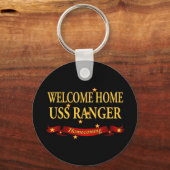 Welcome Zuhause USS Ranger Schlüsselanhänger (Vorderseite)