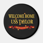Welcome Zuhause USS Taylor Magnet (Vorne)