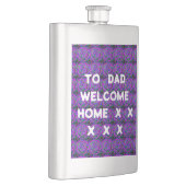WELCOME ZUHAUSE VATER FARBE LILA GEMISCHT FLACHMANN (Rechts)