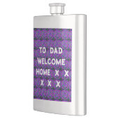 WELCOME ZUHAUSE VATER FARBE LILA GEMISCHT FLACHMANN (Links)