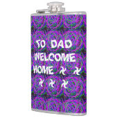 WELCOME ZUHAUSE VATER FARBE LILA GEMISCHT FLACHMANN (Links)