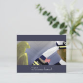 Welcome Zuhause Veteran Postcard Postkarte (Stehend Vorderseite)