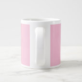 WELCOME ZUHAUSE WORTEN UND PATTERN ART Jumbo-Tasse (Rückseite)