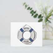 WelcomeAbardLifePreserve071812.png Postkarte (Stehend Vorderseite)