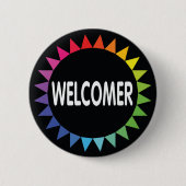 Welcomer Button (Vorderseite)