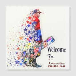 WelcomeToAmerica - USA Magnetkarte