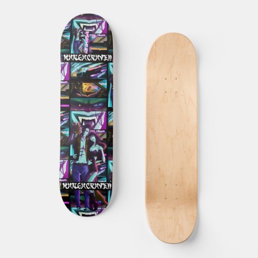 WelcomeToNeonCity_teamviper Skateboard (Vorderseite)