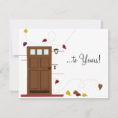 WElcoming door Einladung (Rückseite)