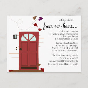 WElcoming door Einladung