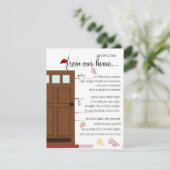 WElcoming door Einladung (Stehend Vorderseite)