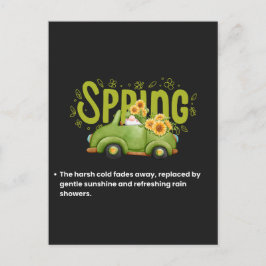 Welcoming the Warmth Feiertagspostkarte