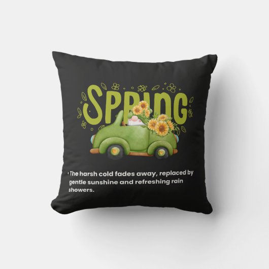 Welcoming the Warmth Kissen (Vorderseite)