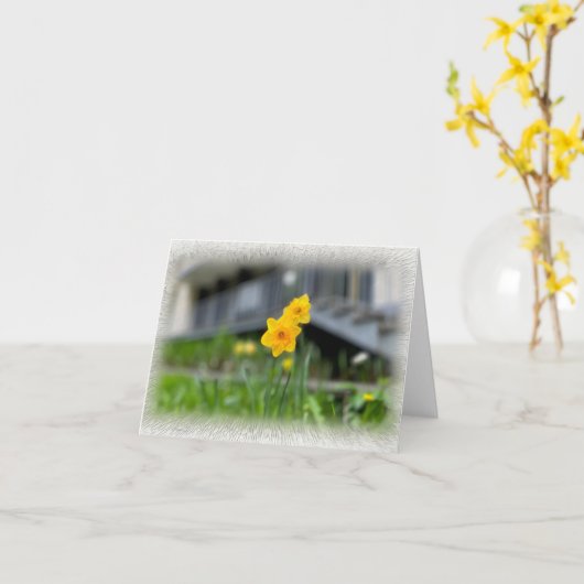 Welcoming yellow flowers karte (Gelbe Blume)