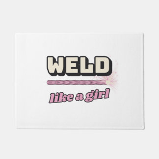 Weld Like a Girl — Fußmatte | Trade Tested