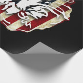 Welder American Flag USA Patriotic Welder Gift Geschenkpapier (Ecke)