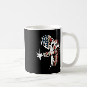 Welder American Flag Usa Patriotic Welder Gift Kaffeetasse