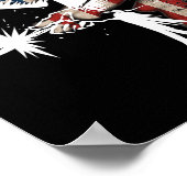 Welder American Flag USA Patriotic Welder Gift Poster (Ecke)