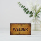 Welder Antiquitätenkarte Visitenkarte (Stehend Vorderseite)