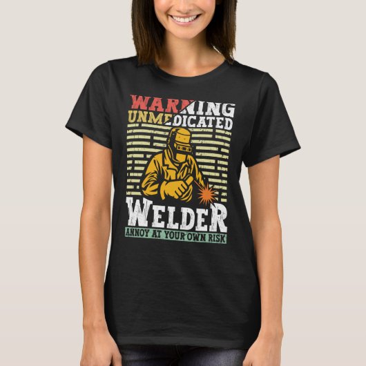 Welder Apparel Welding Blacksmith Metal Worker for T-Shirt (Vorderseite)