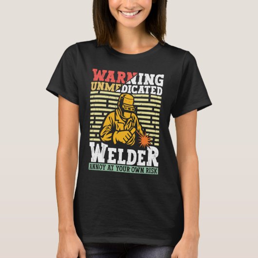 Welder Apparel Welding Blacksmith Metal Worker for T-Shirt (Vorderseite)