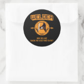 Welder Definition Funny Sticker (Tasche)