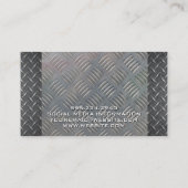 Welder | Diamantbeschichteter Stahl Visitenkarte (Rückseite)